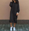 Chic & Cozy™ 2023 Autumn-Winter Hooded Long Dress with Pockets 60% OFF