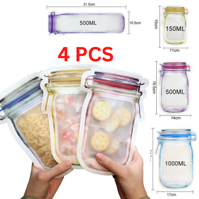 Reusable Storage Silicone Bags