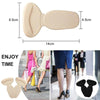 1 Pair of Super Soft T-shaped Silicone Anti-bladder Heel Pad