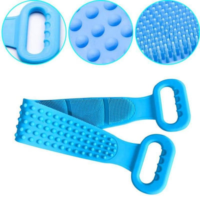 Silicone back scrub (Blue Available)