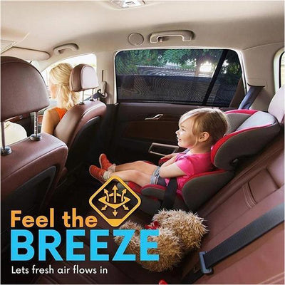 Universal Car Window Screens - Protection against heat and mosquitoes